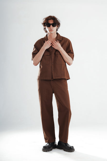 Barrier set boxy fit shirt+baggy jeans