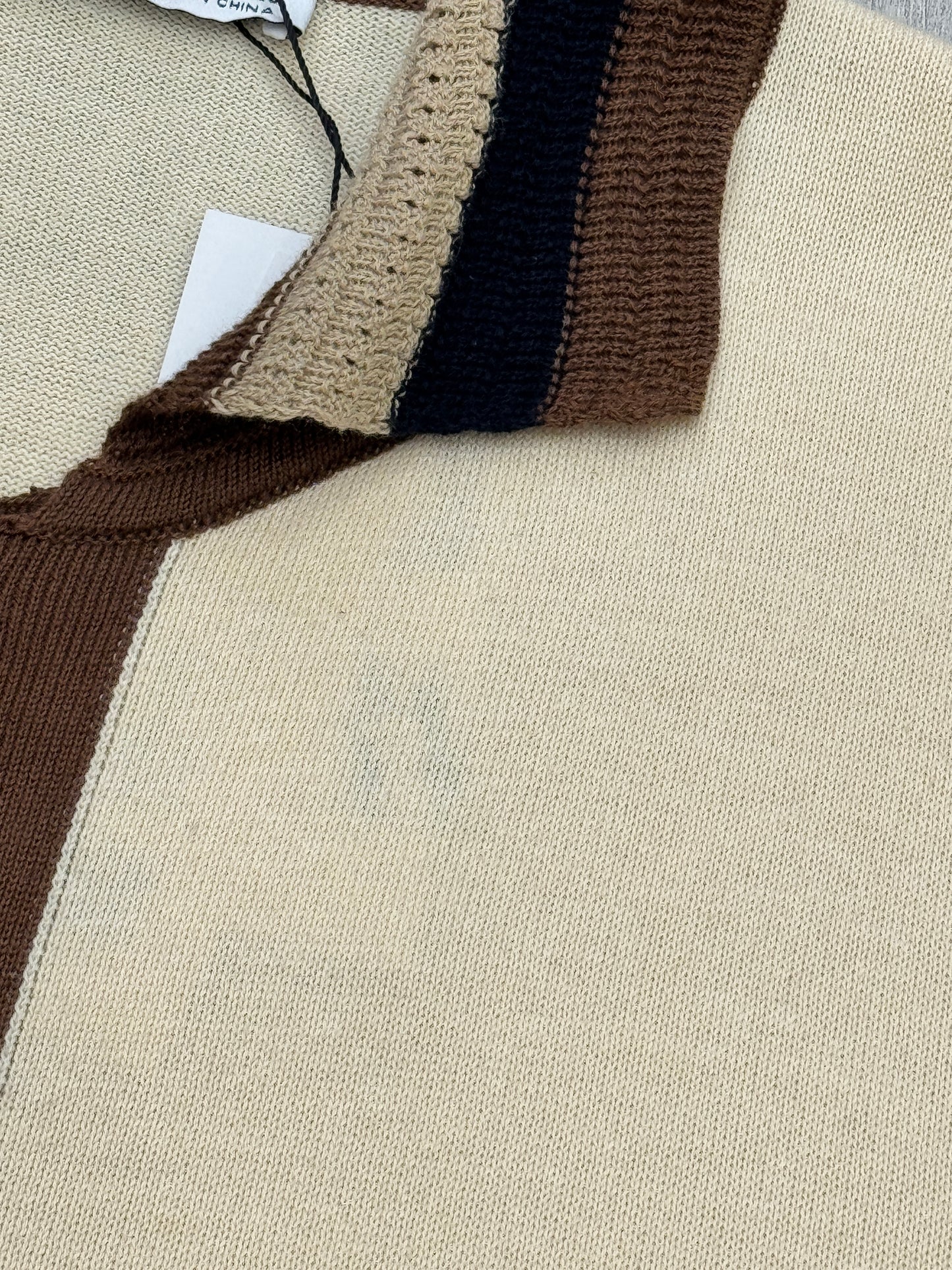 Mocha Line Knit Shir