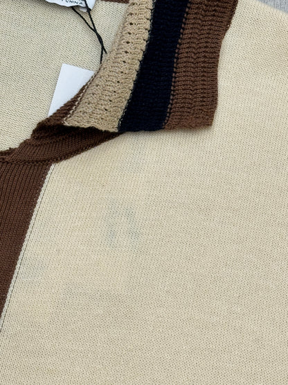 Mocha Line Knit Shir