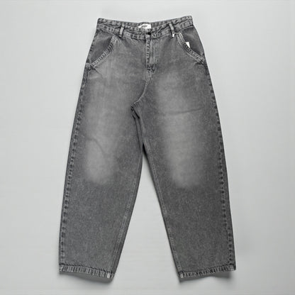 Ballon jeans in gray washed