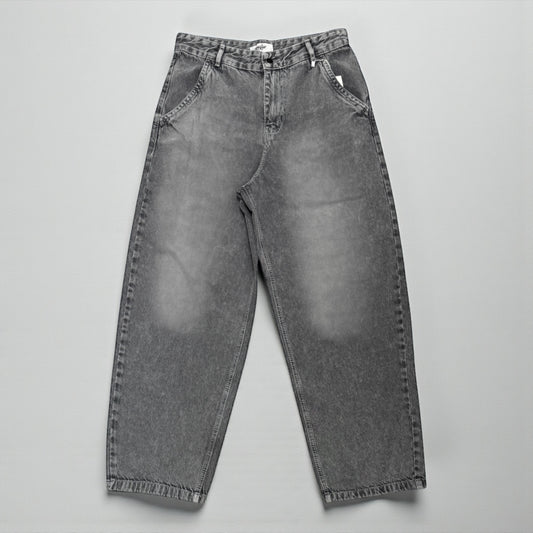 Ballon jeans in gray washed