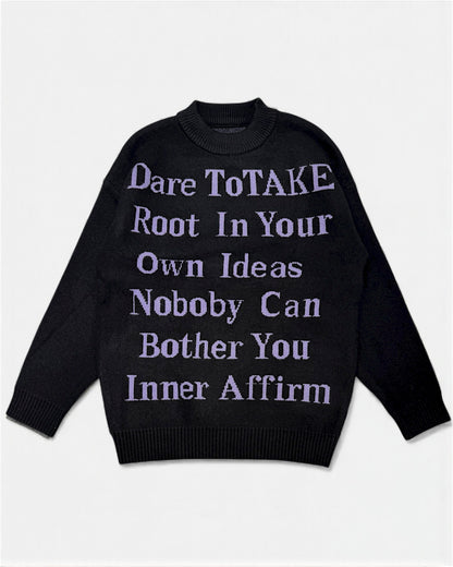 Knitted sweater 7213