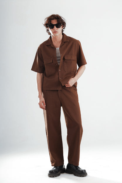 Barrier set boxy fit shirt+baggy jeans