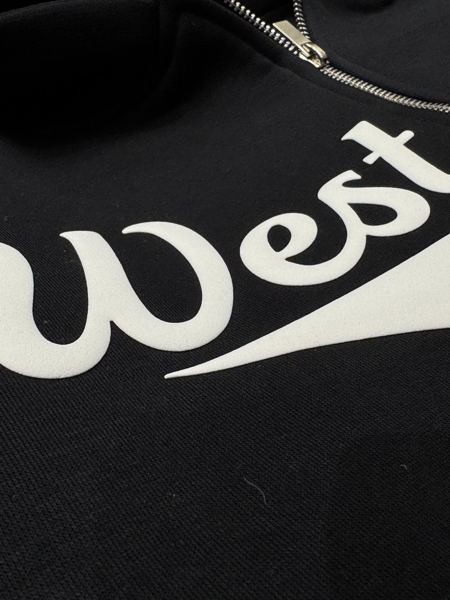 West coast Puff printed zip up hoodie