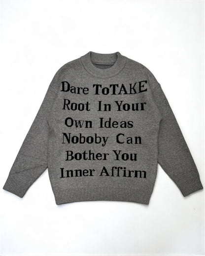 Knitted sweater 7213