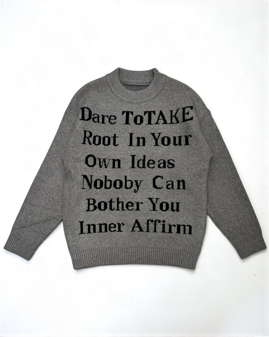 Knitted sweater 7213