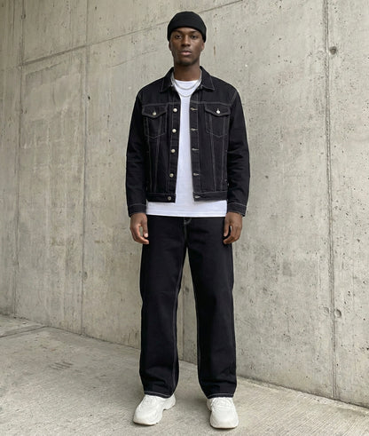 Denim set baagy jeans+boxy jacket