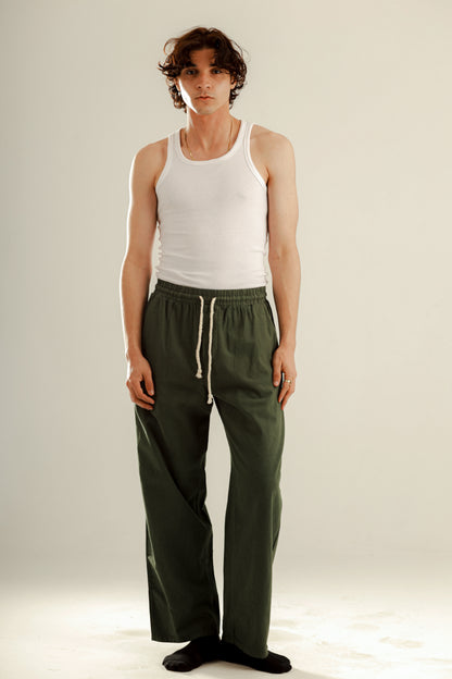 Barrier Baggy linen blend trouser