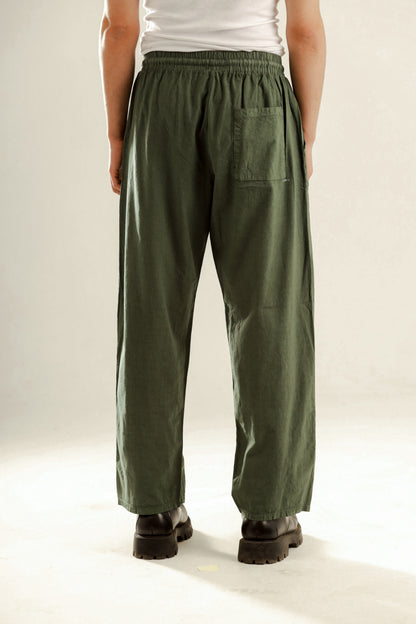 Barrier Baggy linen blend trouser