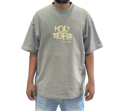 Tshirt with front and back printed holy tears