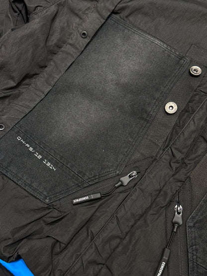 Cropped Black Hybrid Jacket