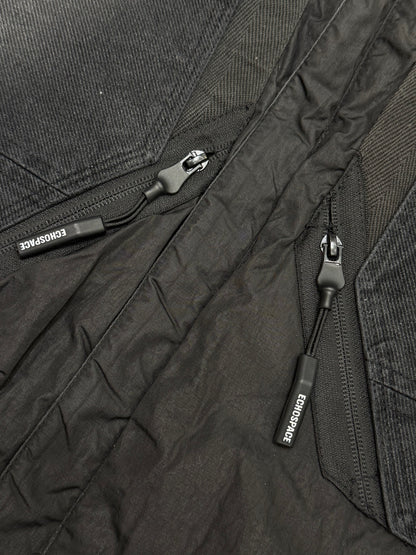 Cropped Black Hybrid Jacket