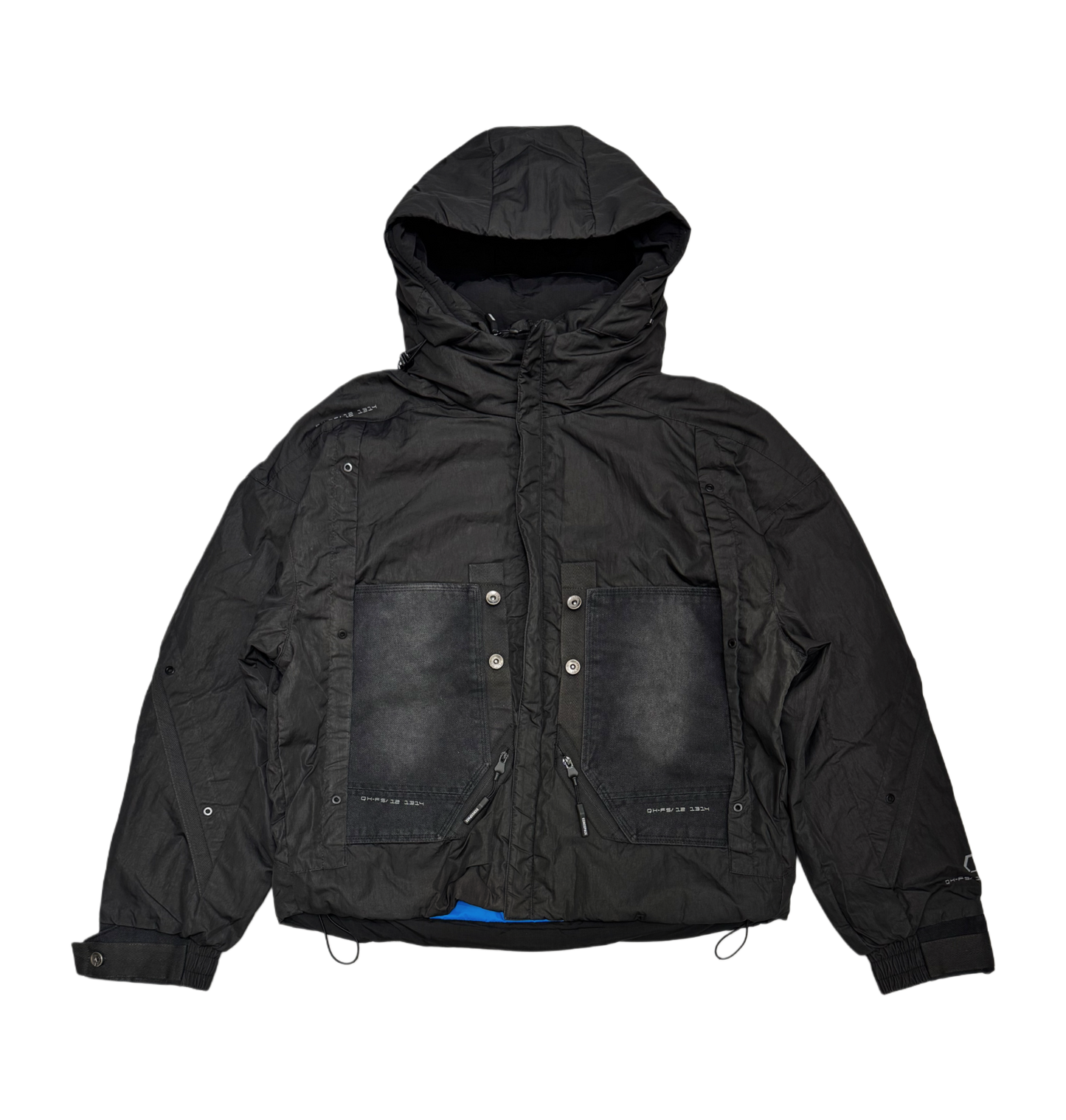 Cropped Black Hybrid Jacket