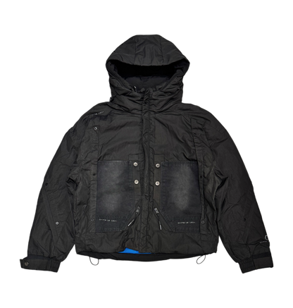 Cropped Black Hybrid Jacket