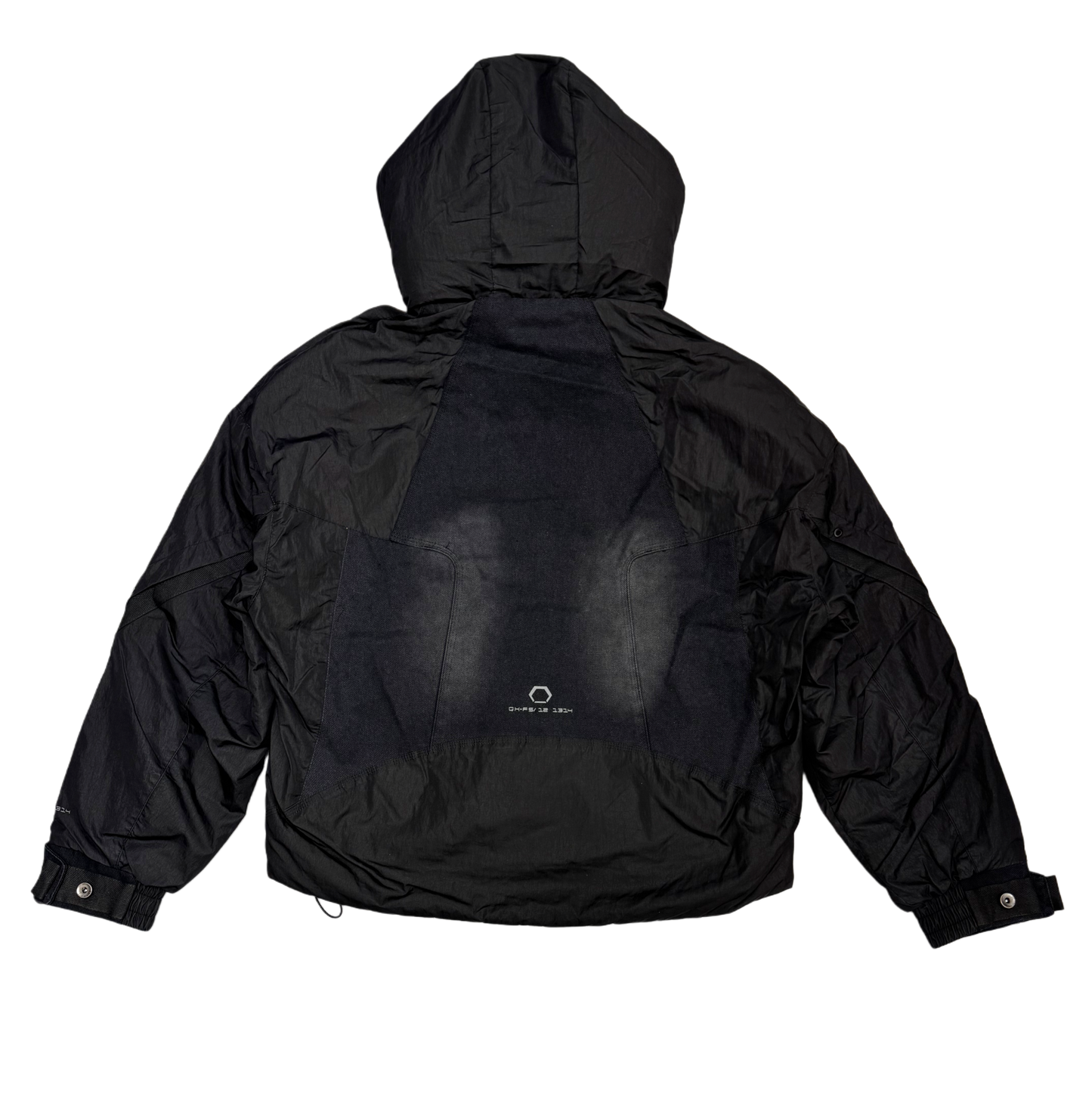 Cropped Black Hybrid Jacket