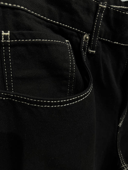 Denim set baagy jeans+boxy jacket