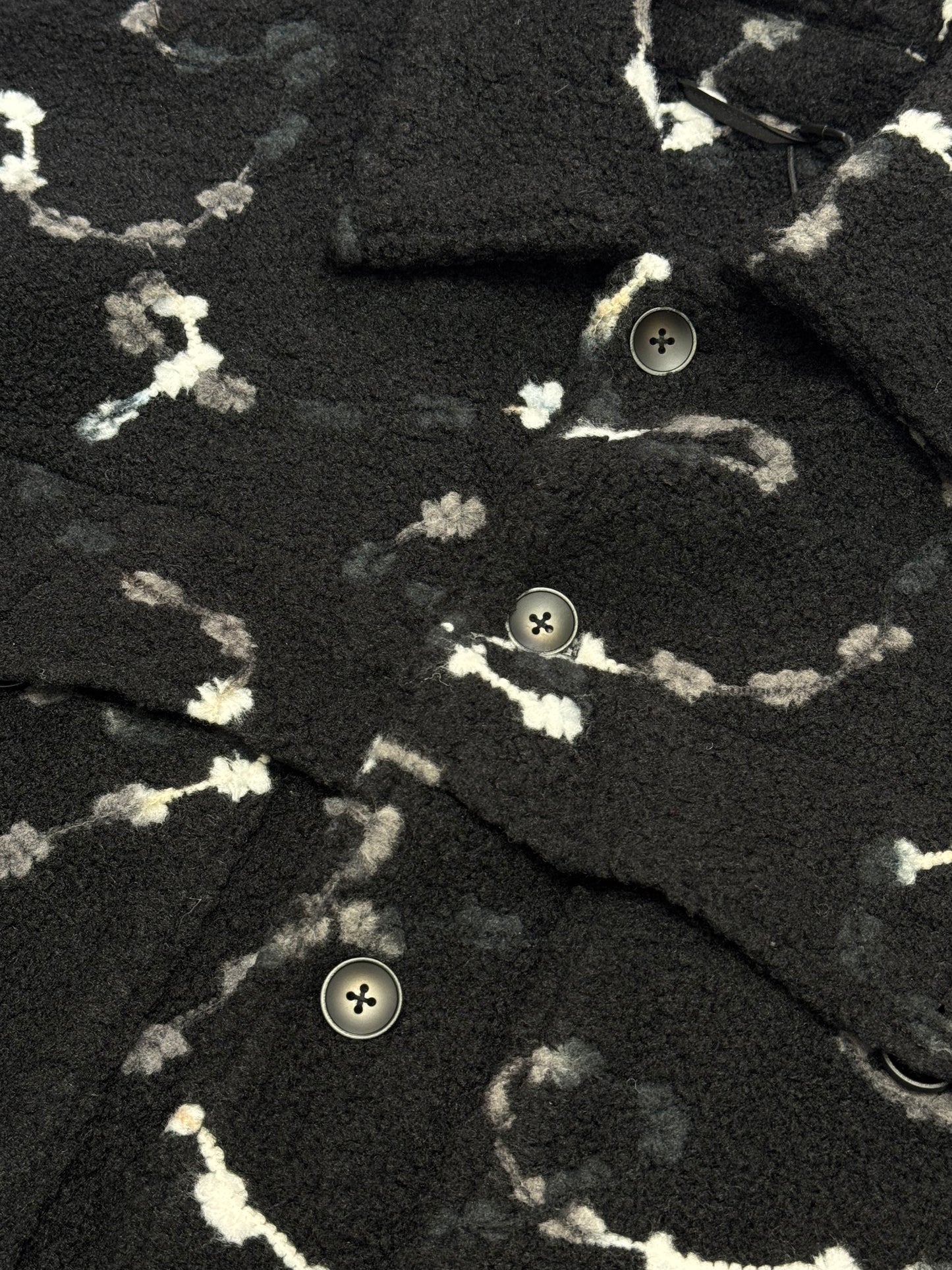 teddy jacket with tow pockets