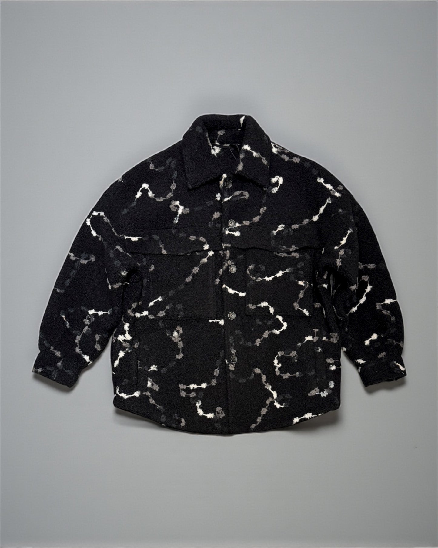 teddy jacket with tow pockets