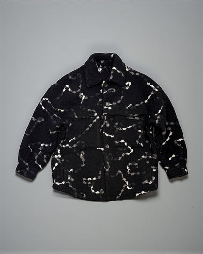 teddy jacket with tow pockets