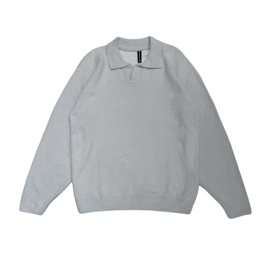 Mohair Polo knitted sweater