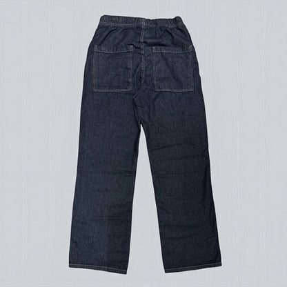 Jogging raw denim pants