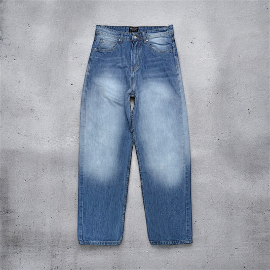 Baggy fit jeans in light blue wash