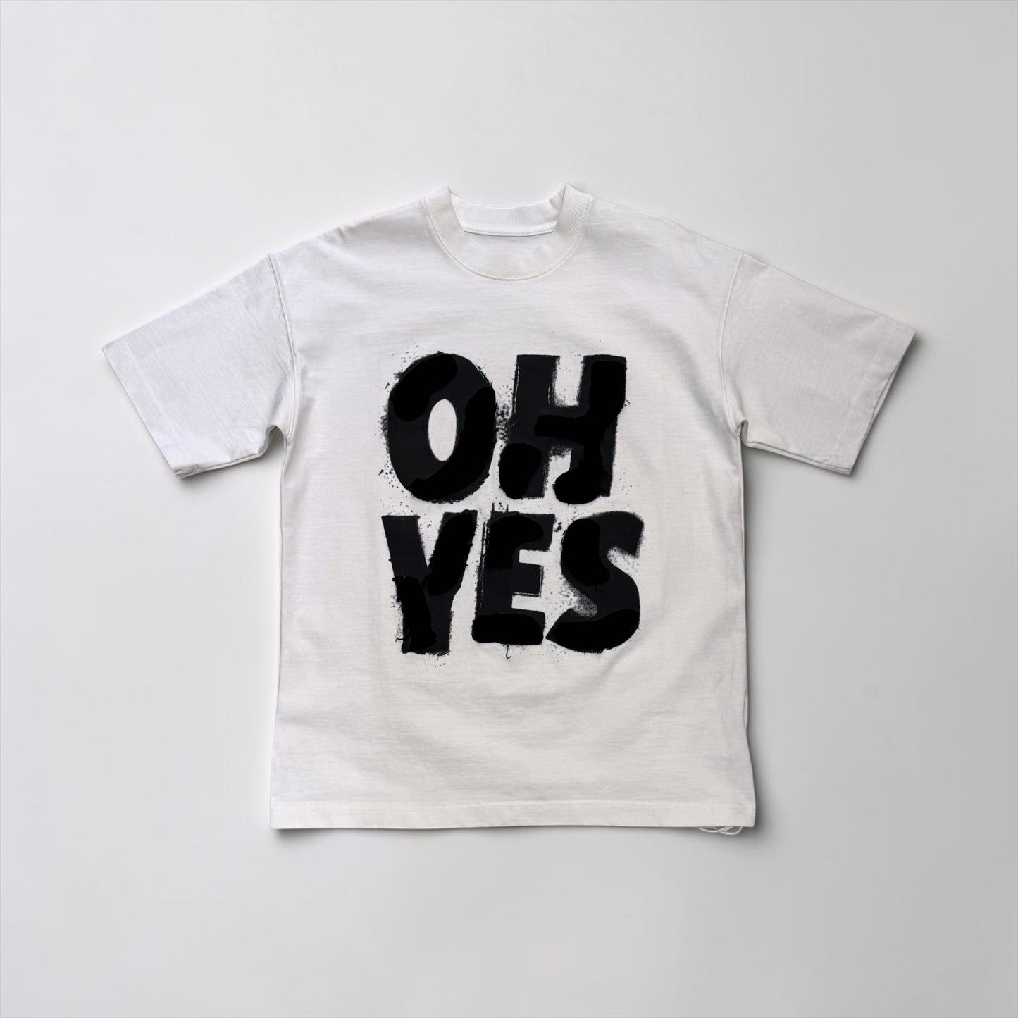 Raw “OH YES” heavy weight tshirt