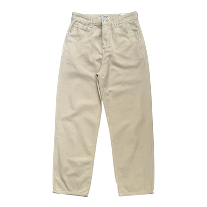 Cream baggy jeans