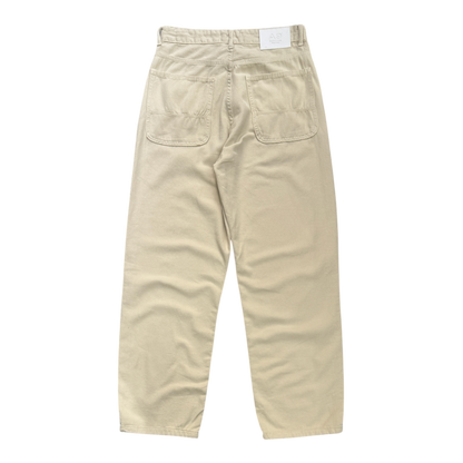 Cream baggy jeans