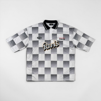 Retro Check Jersey polo