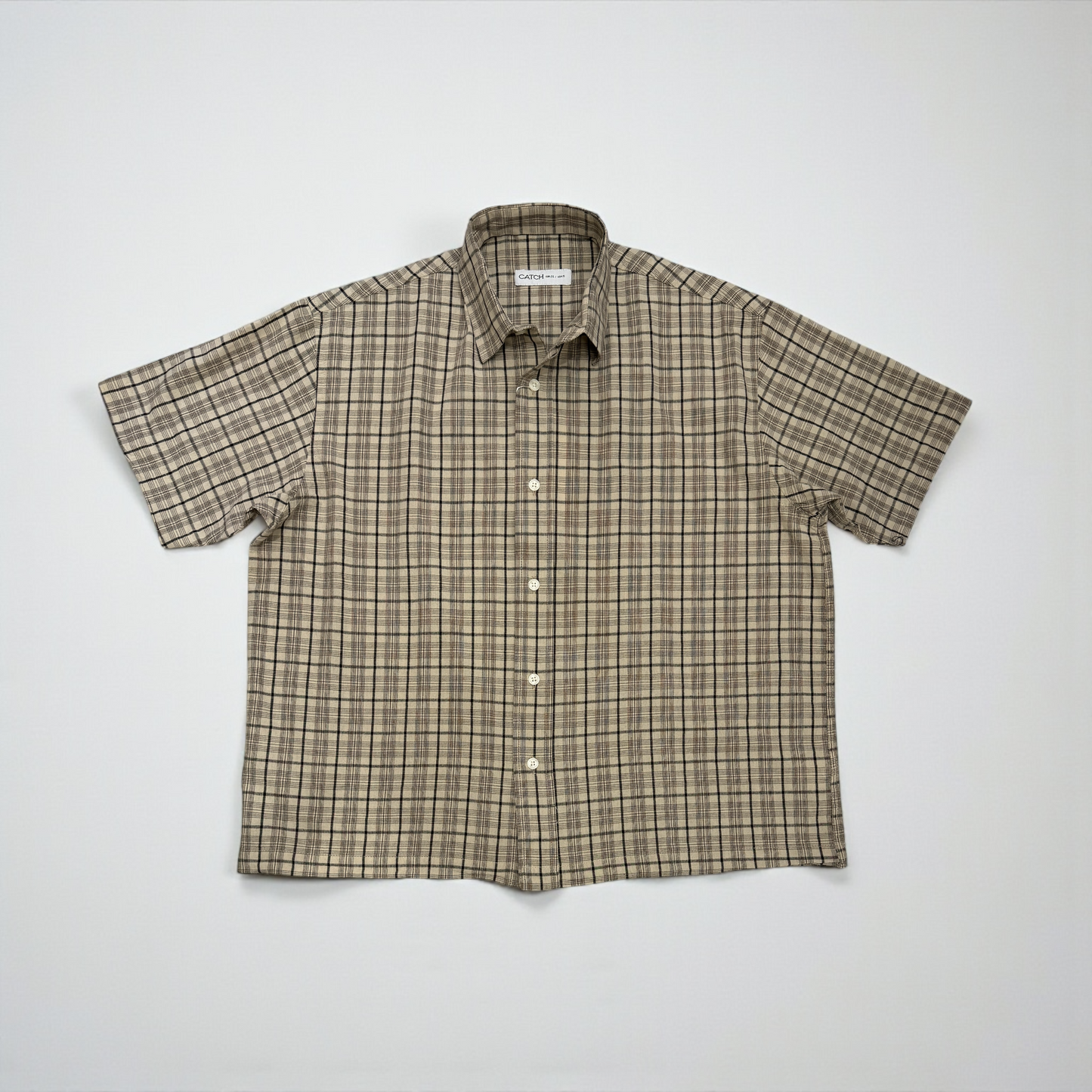 Classic Grid cropped shirt