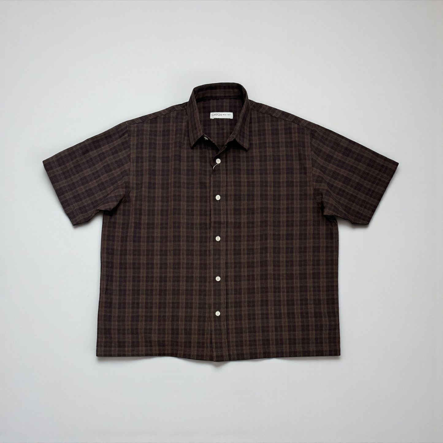 Classic Grid cropped shirt