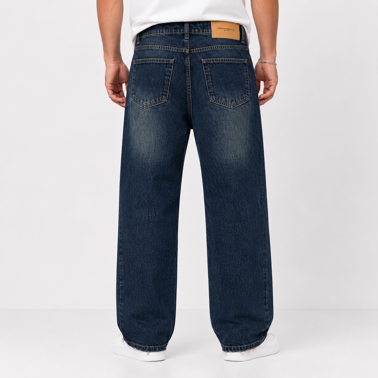Vintage original Fit in dark blue washed