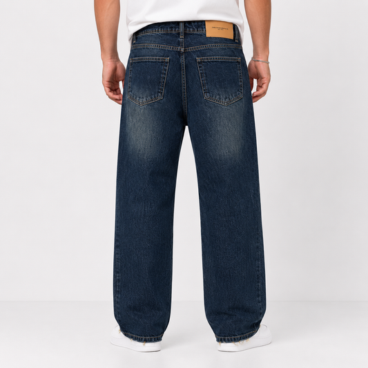 Vintage original Fit in dark blue washed