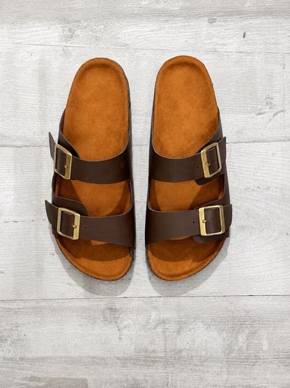 Double buckle slide