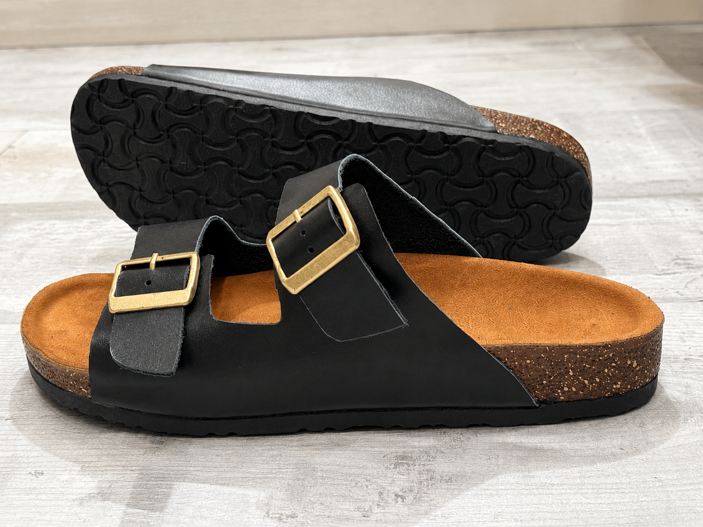 Double buckle slide