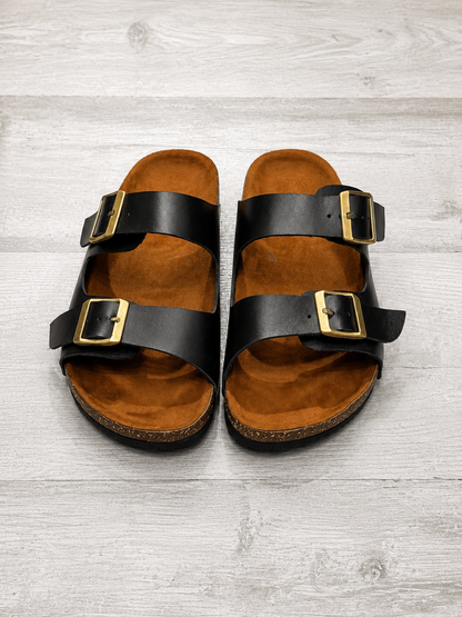 Double buckle slide