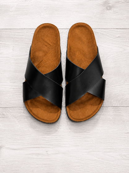 Cross strap slide